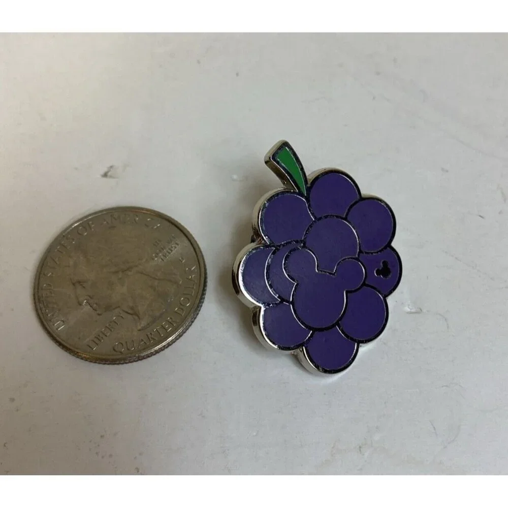 Purple Grapes Mickey Head Icon 2017 Hidden Mickey Fruit Collection Disney Pin
